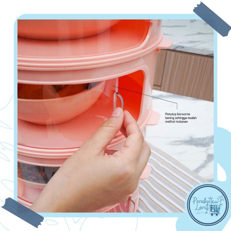 Tudung Saji 4 Tingkat / Technoplast 4 susun