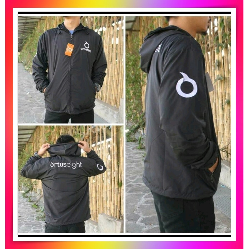 Jaket Parasut Pria Ortus Running Sport Olahraga / Jaket Murah [COD]