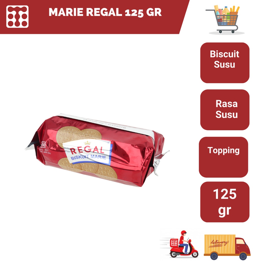 

Marie Regal 125gr / Biskuit susu