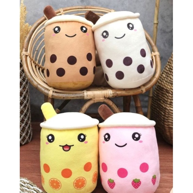 Boneka Boba Bubble Milk Tea Brown Sugar LED/Boneka Boba Bubble Milk Tea Brown Sugar LED/boba murah l