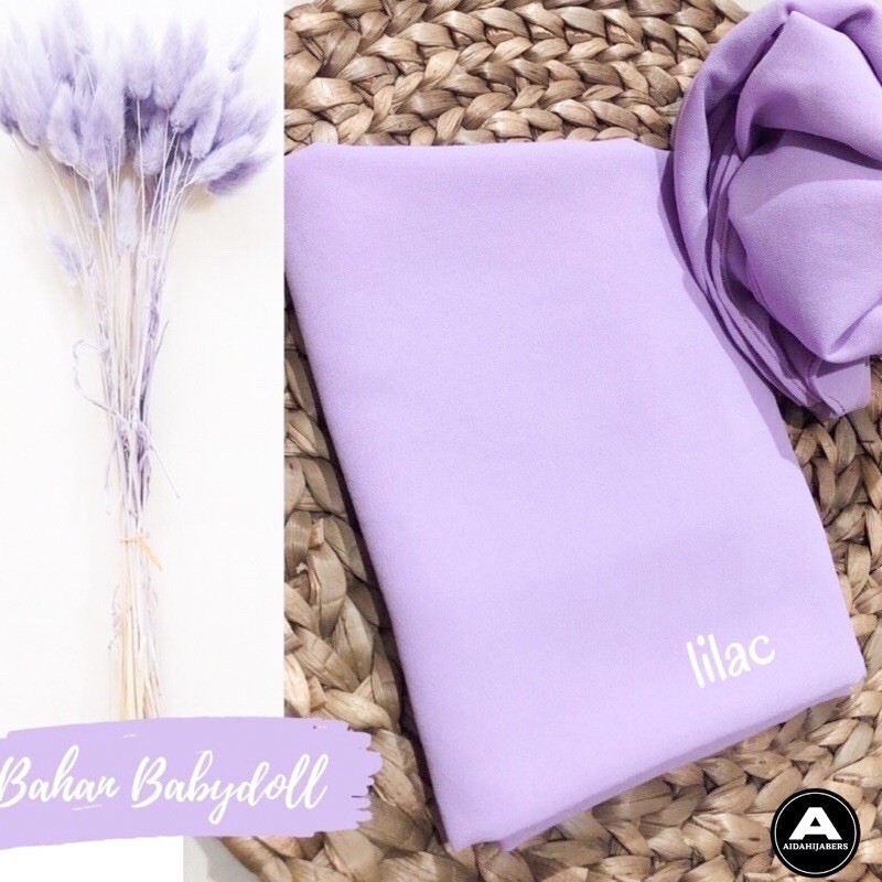 PASHMINA CERUTY BABYDOLL PREMIUM JAHIT TEPI Hijab Jilbab-1