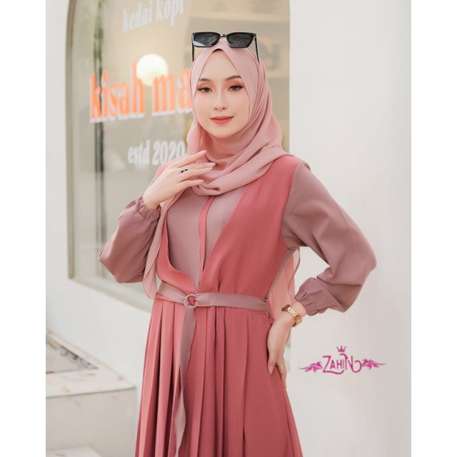 Laura Dress by "Zahin" || Gamis Cantik
