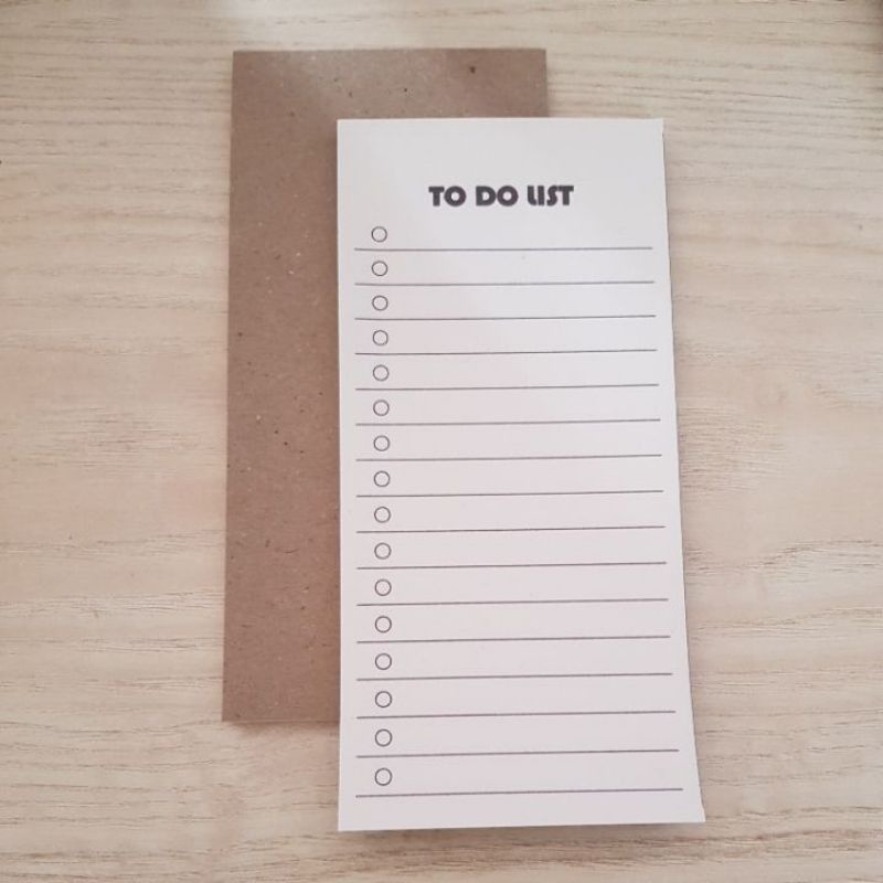 

notepad to do list