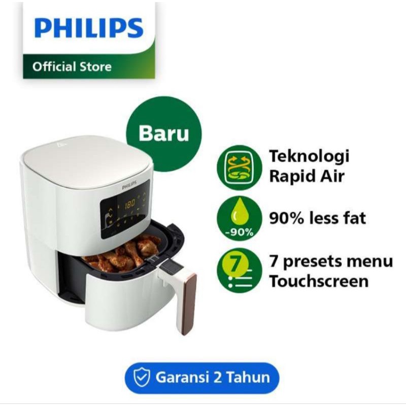 PHILIPS HD9252 Essential Air Fryer 4.1 L HD9252/20 - White