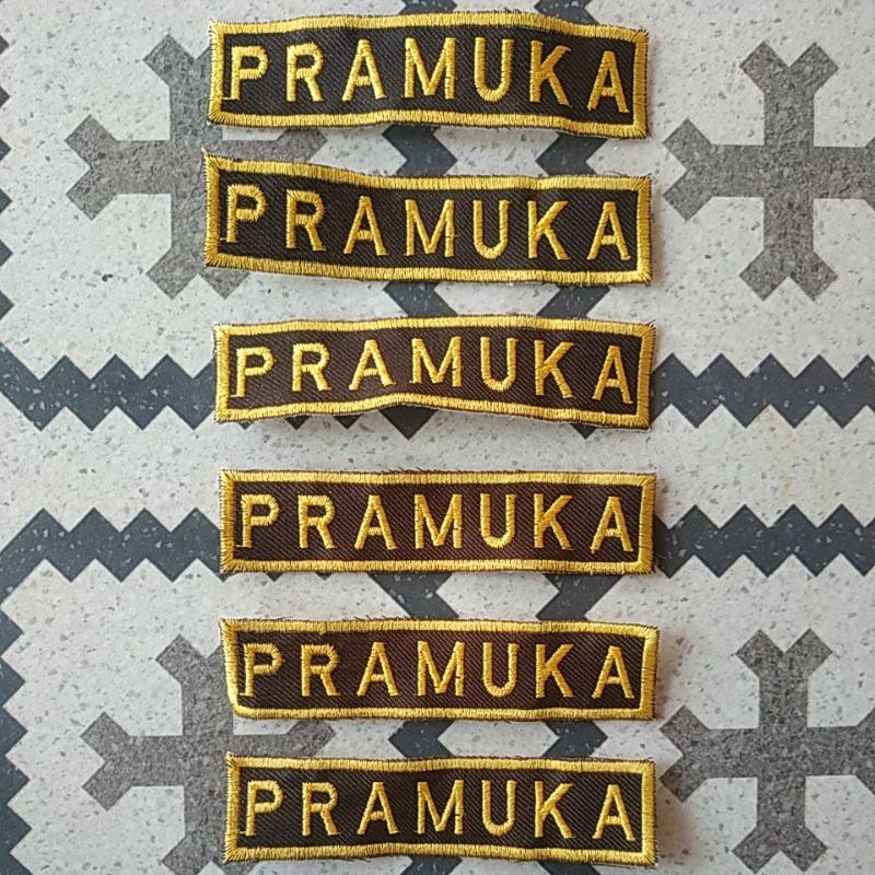 BORDIR PRAMUKA (NO CUSTOM)