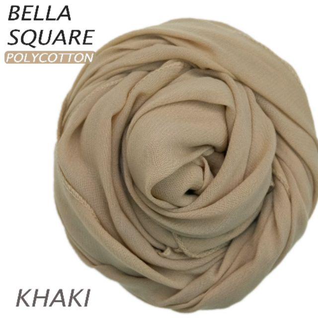 JILBAB SEGIEMPAT BELLA SONIC B LASER CUT ANSANIA-BELLA SONIC KHAKI