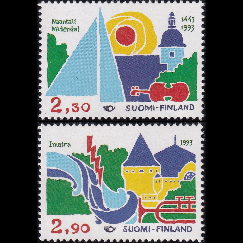

Prangko Finland 1993 - Northern edition - Tourism
