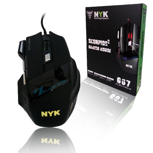 Mouse gaming nyk wired usb 2400dpi scorpion G07 - Mice Usb kabel double click G-07