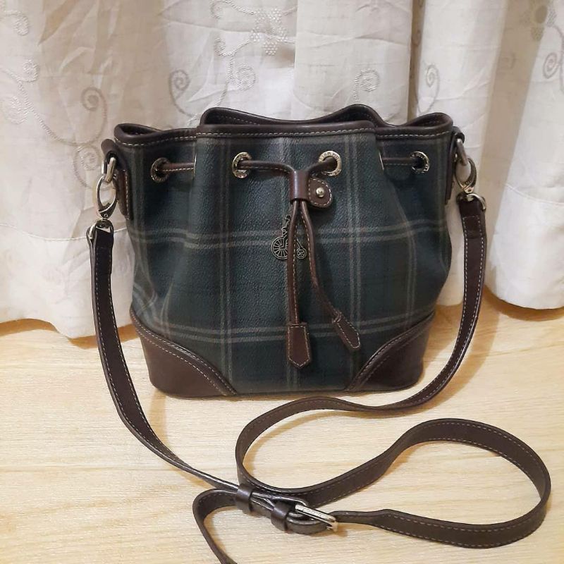 Preloved/Thrift Tas Serut Beanpole Original Kulit Asli