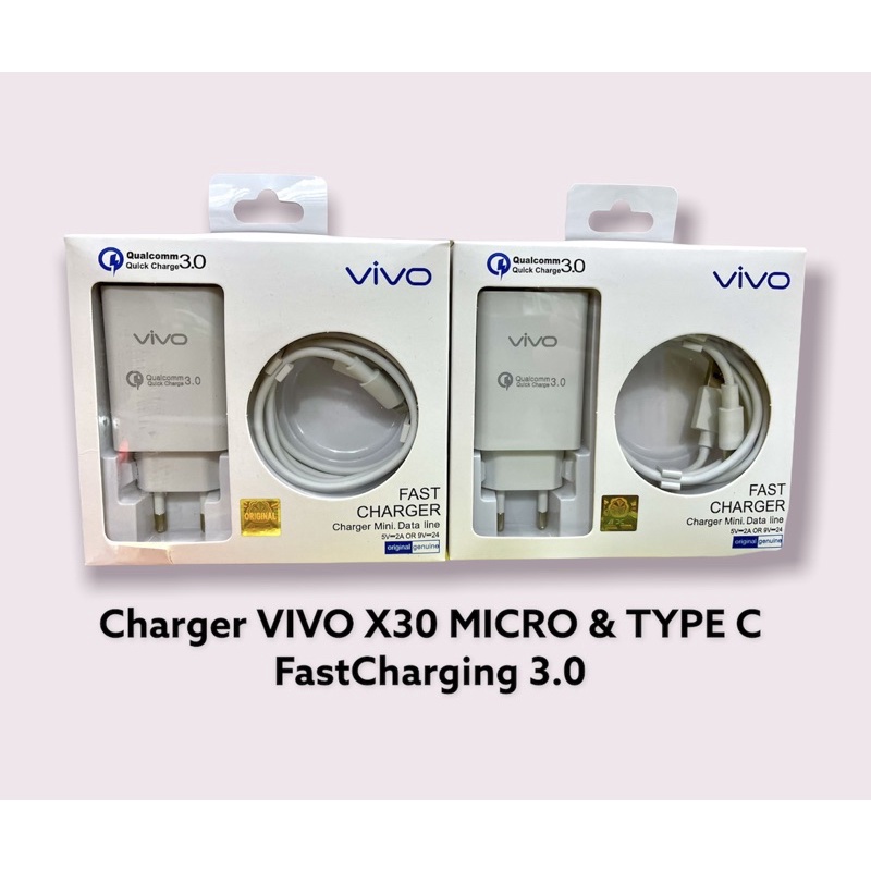 Travel Charger Vivo X30 Support Fast Charging 3.0