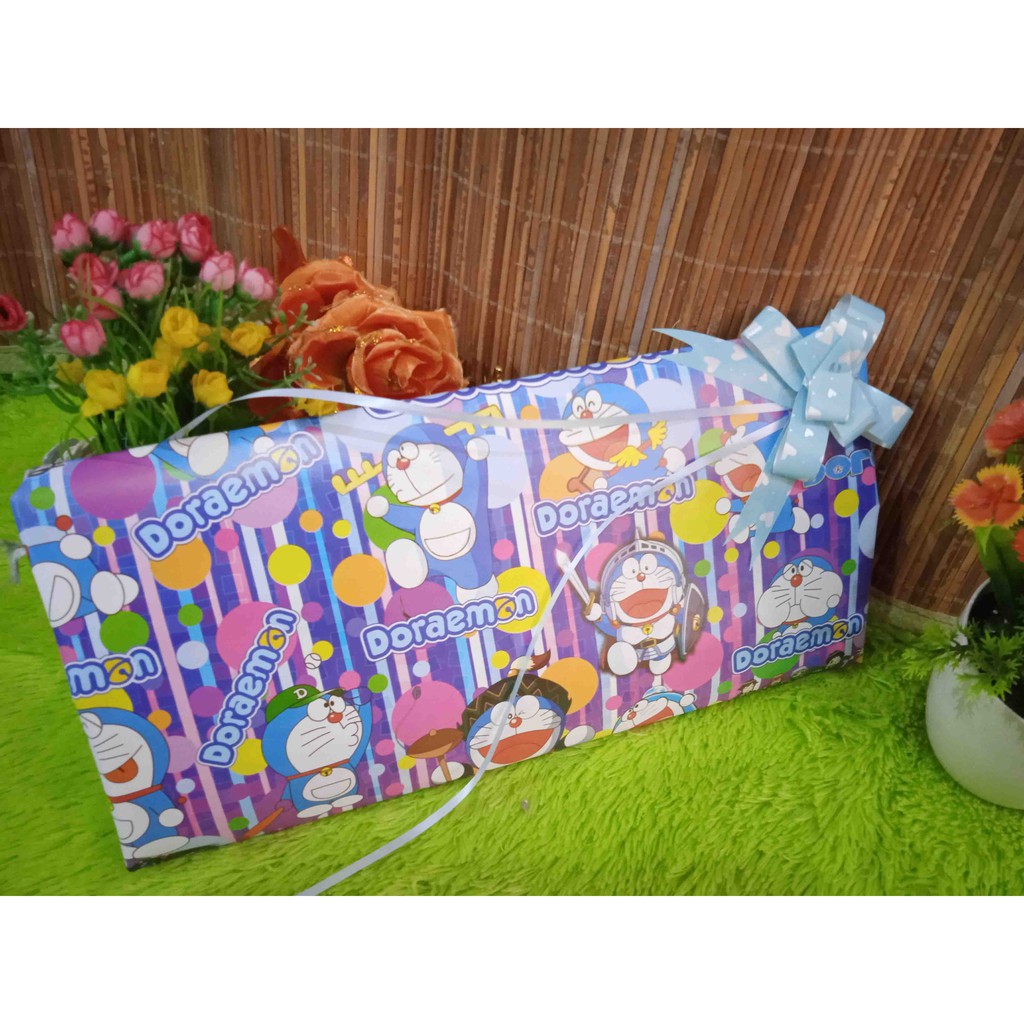 

BGKS-KDO BUNGKUS KADO + PITA CANTIK + KARTU UCAPAN untuk Kado Ultah Anak