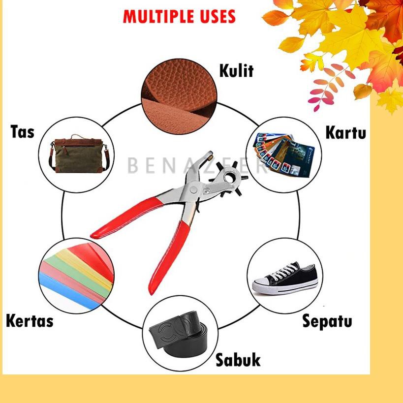 

TERLARIS!!! ALAT PEMBOLONG PELUBANG SABUK IKAT PINGGANG KULIT KERTAS PELASTIK JINFENG HOLE PUNCHER