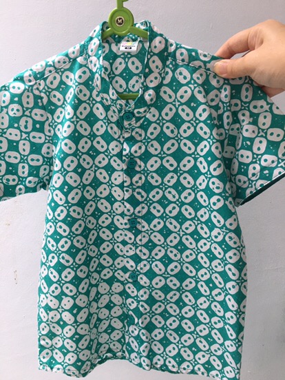 Pop Kidswear   Sweta Batik - Kemeja Batik Anak Tosca Batik Cap Asli