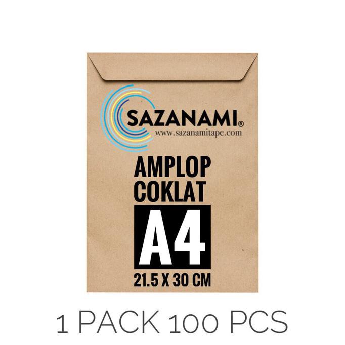

AMPLOP COKLAT A4 21.5 X 30CM AMPLOP SURAT COKELAT 1 PACK SALE