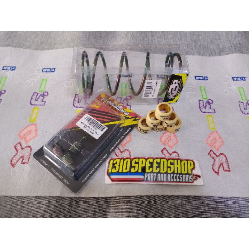 PAKETAN CVT KAWAHARA BEAT FI,SCOOPY,VARIO 110 ROLLER,PER KAMPAS 1500RPM,PER CVT 1500RPM