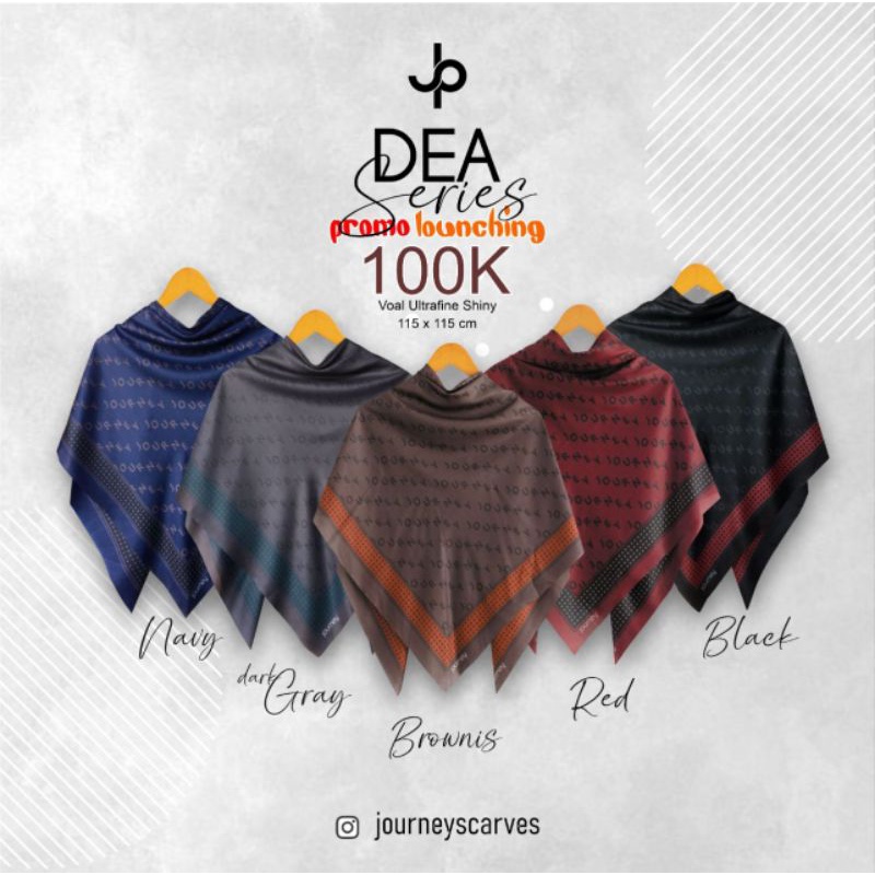 JOURNEY TERBARU  KERUDUNG SEGI EMPAT HIJAB VOAL ALUNA SERIES / RIANA SERIES / NANA SERIES / SHASA SERIES  / DEA SERIES