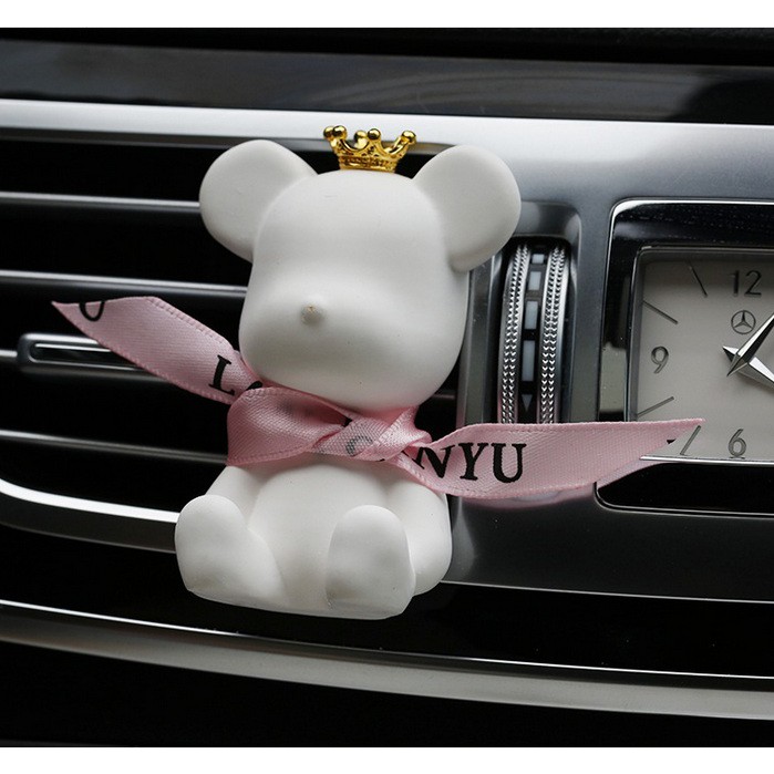 BEARBRICK Parfum Parfume Pewangi Kapul Pengharum Mobil JEPIT AC Excecutive Pastel