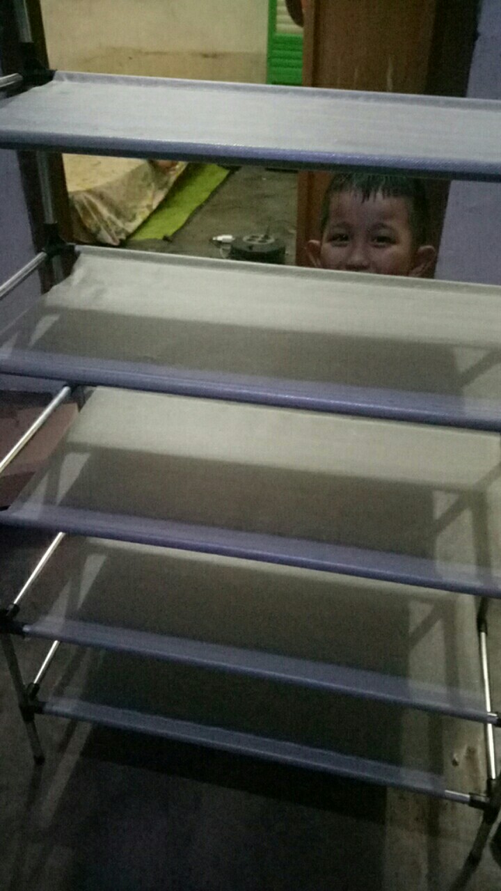 [cod] Rak Sepatu Sendal & Payung 5 Susun Portable Serbaguna