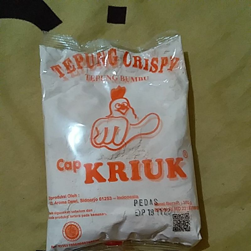 

Tepung Bumbu KRIUK krispy PEDAS isi 150 gr