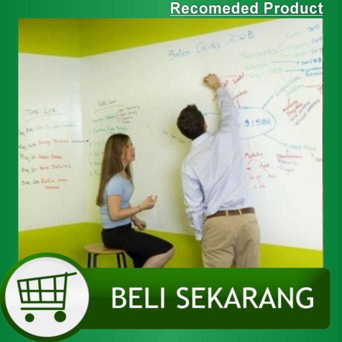 

TERPOPULER Stiker Papan Tulis Putih / Whiteboard Sticker / White board Wall sale sale