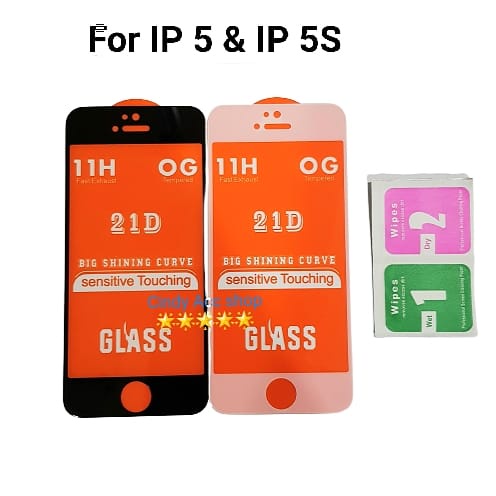 Tempered Glass For IP 5 dan IP 5S Anti Gores