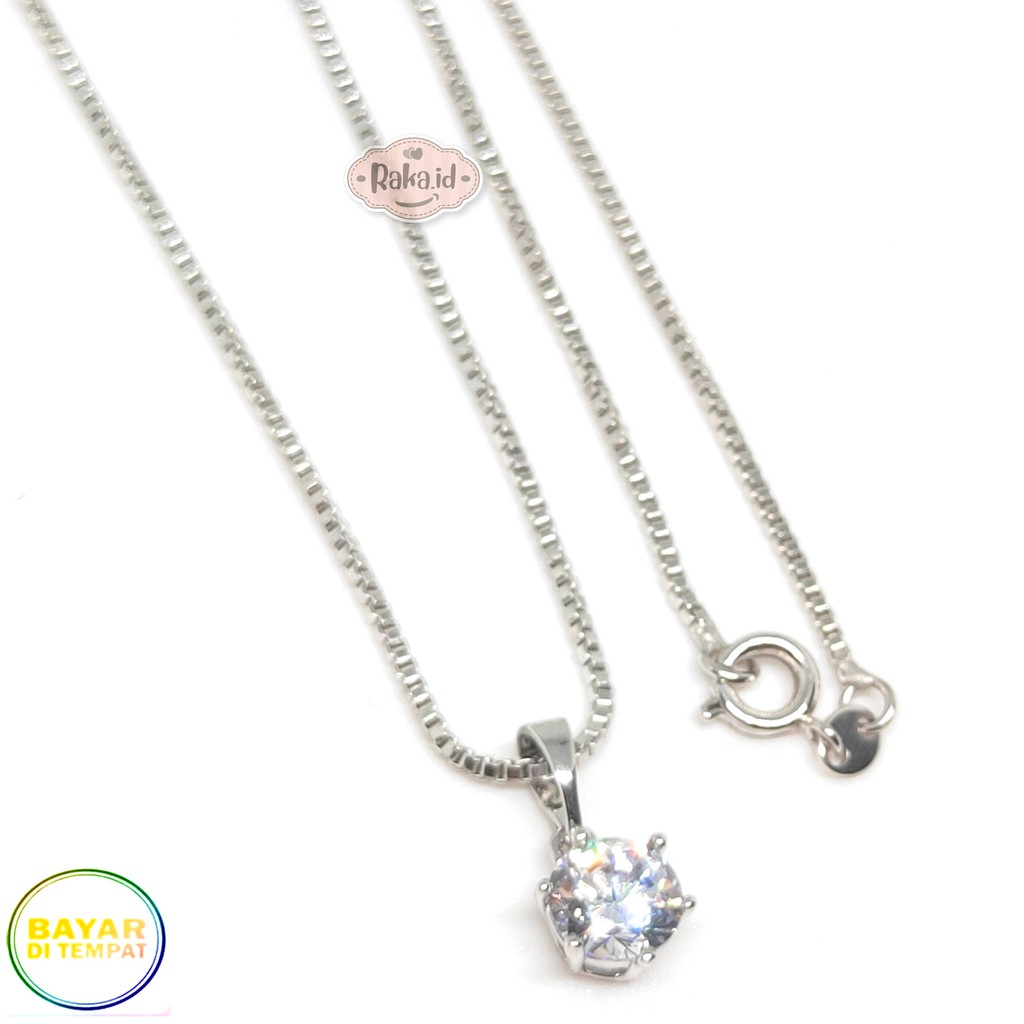 RAKA Acc - Kalung Wanita / Kalung Dewasa Liontin Mata Satu Perhiasan Cantik Wanita Berkualitas 627