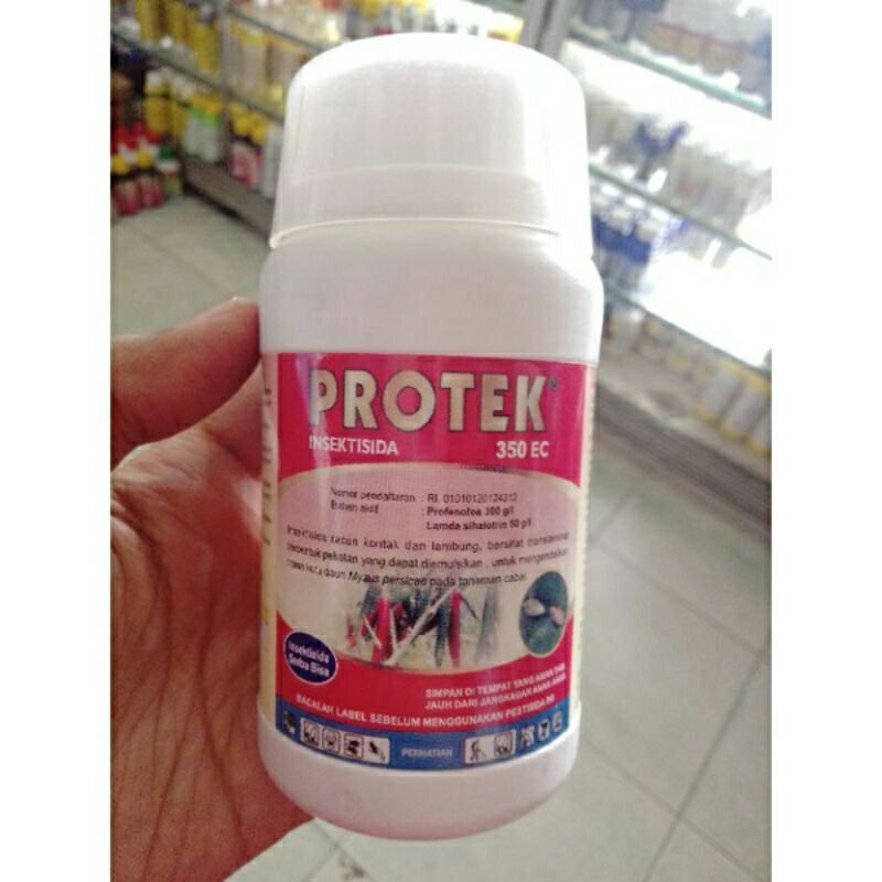 insektisida protek 350ec double bahan aktif ( profenofos + lamda sihalotrin)  200ml