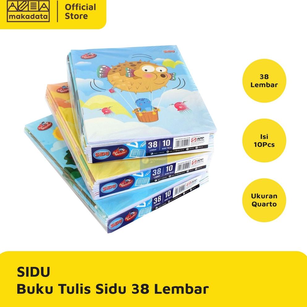 

つ BUKU TULIS SIDU 38 LEMBAR 10 PCS / PACK MURAH ㅧ