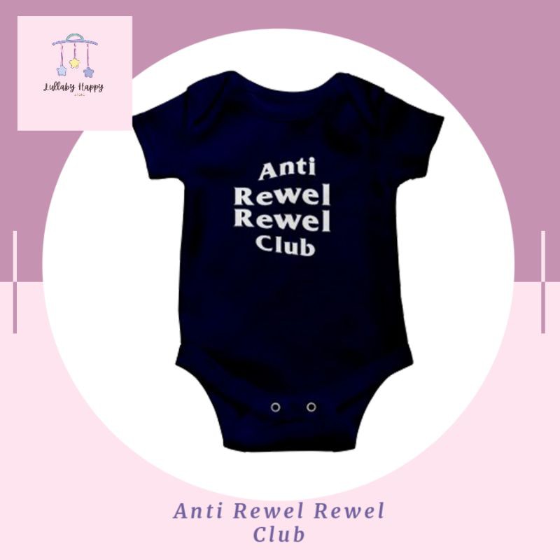 BAJU BAYI JUMPER BAYI ANTI REWEL REWEL CLUB  (Navy) LUCU