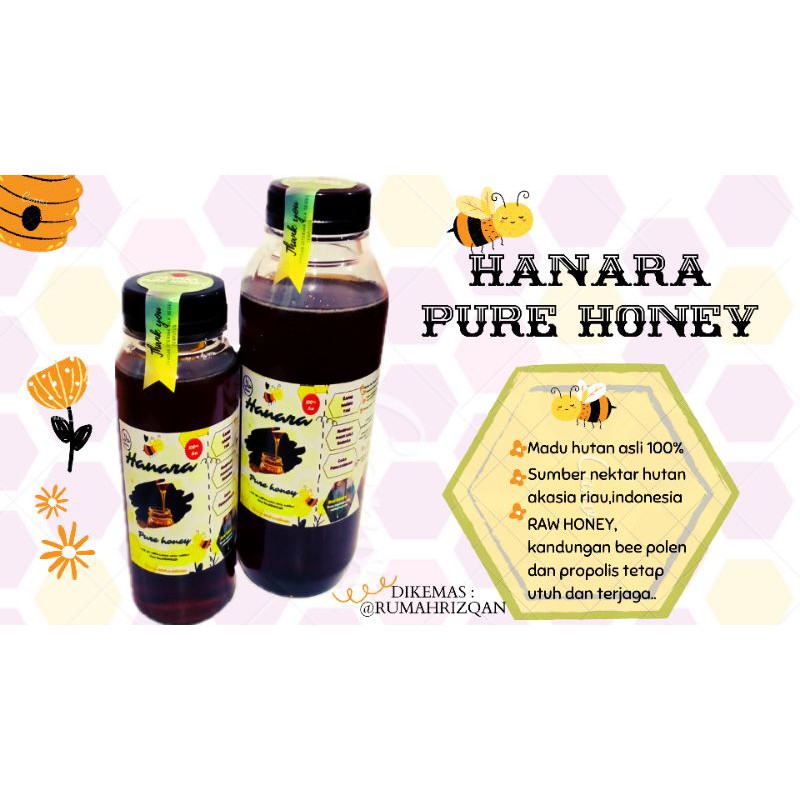 

madu hanara 500ml(asli 100%)