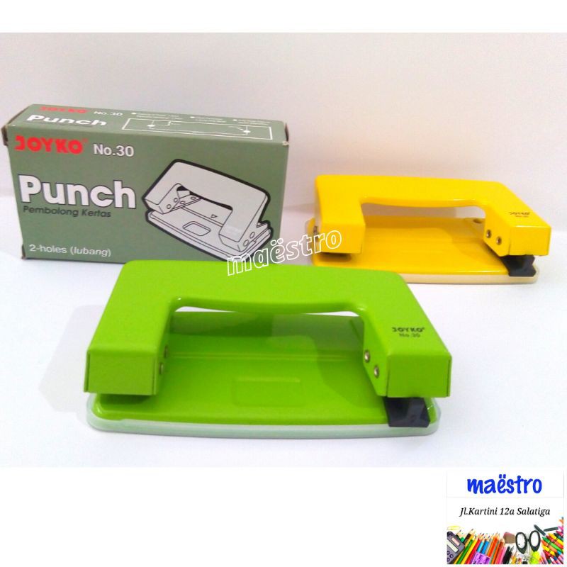 

Joyko Pelubang Kertas No.30 / Punch Hole Joyko No. 30 / Pembolong Kertas