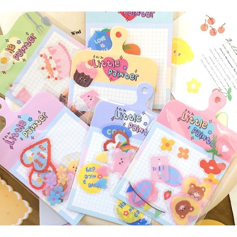 

Painter sticker pack ( Sticker korea Sticker bujo Sticker journaling Sticker aesthetic )
