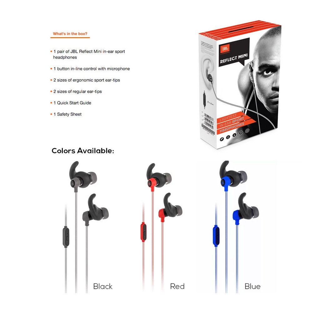 JBL Reflect Mini In-Ear Earphone