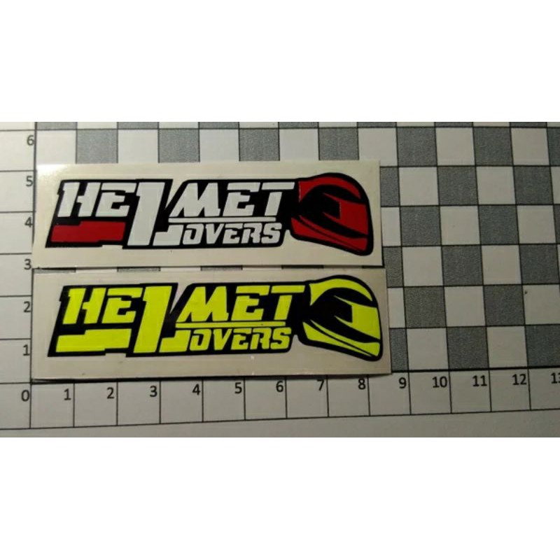 

stiker HELMET LOVERS