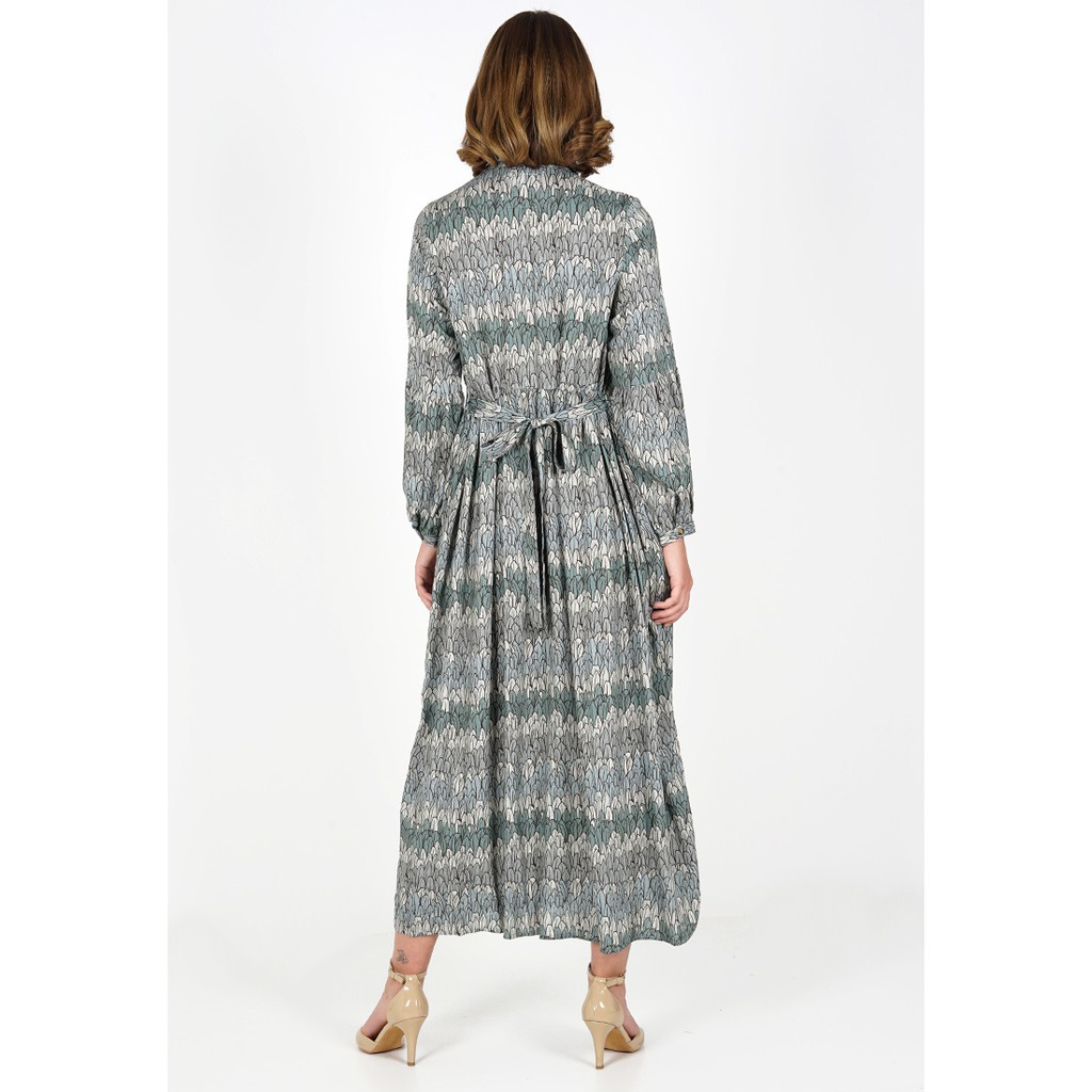 LKJ1920 LeRosetz - Dress Wanita | Gamis Motif Olive Grass