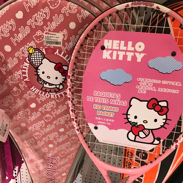 Raket Tenis Hello kitty