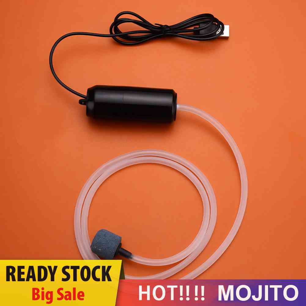 Aquarium Oxygen Air Pump Fish Tank USB Power Silent Air Compressor Aerator
