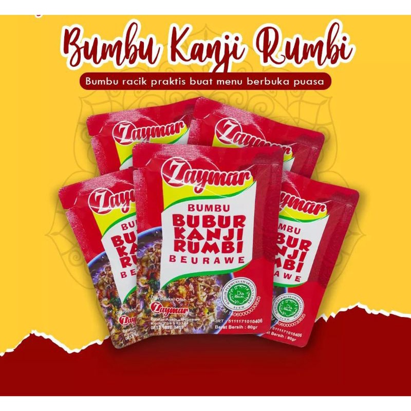 

Bumbu kanji rumbi khas Aceh/bumbu masak instan kanji rumbi