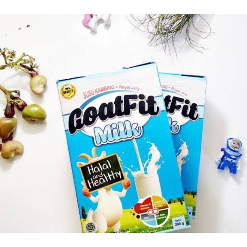 

GOATFIT MILK PUTIH susu kambing etawa plus royal jelly