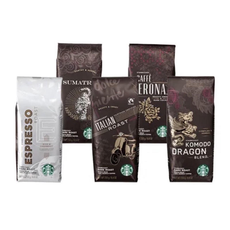 

Kopi Starbucks whole bean Dark Roast all varian 250gr