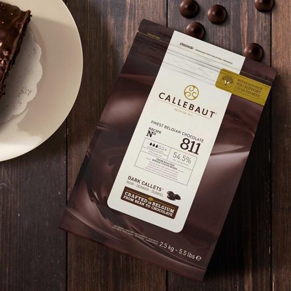 

Buruan Beli Original Callebaut Dark Chocolate Couverture Callets 811 54,5% 2,5 Kg 014