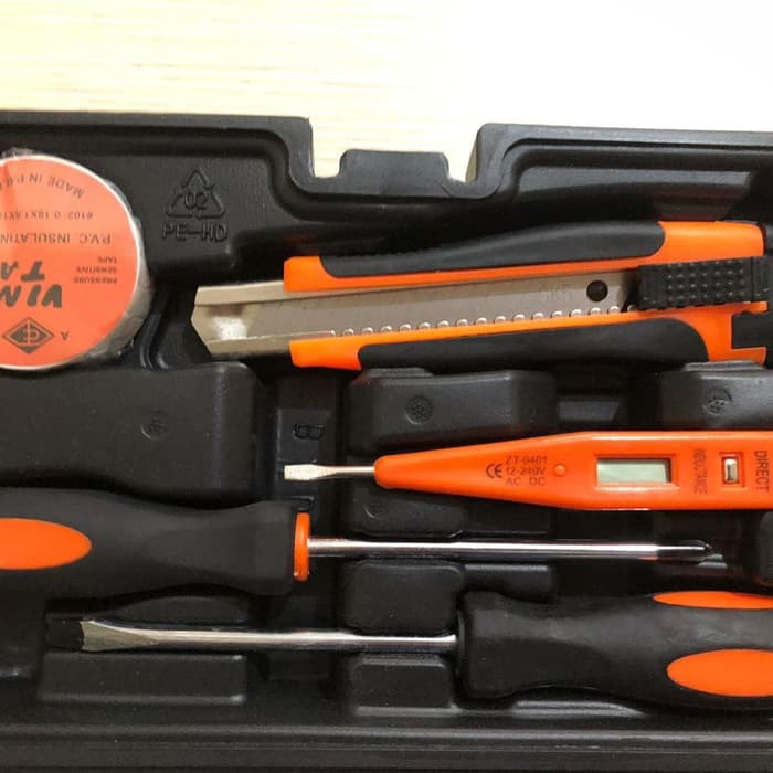 J.LD TOOLKIT SET 9 pcs TOOL KIT Pertukangan HAND TOOLS