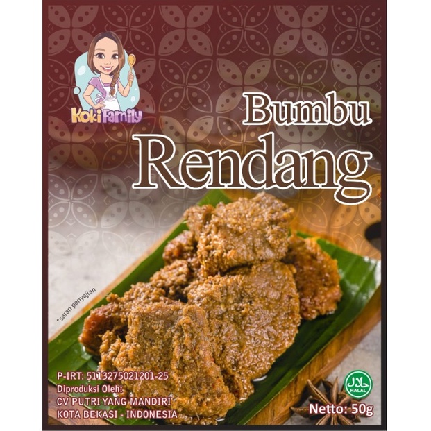 

Koki Family Bumbu Rendang - Bumbu Rendang dengan Rempah Pilihan [Paket Beli 3]