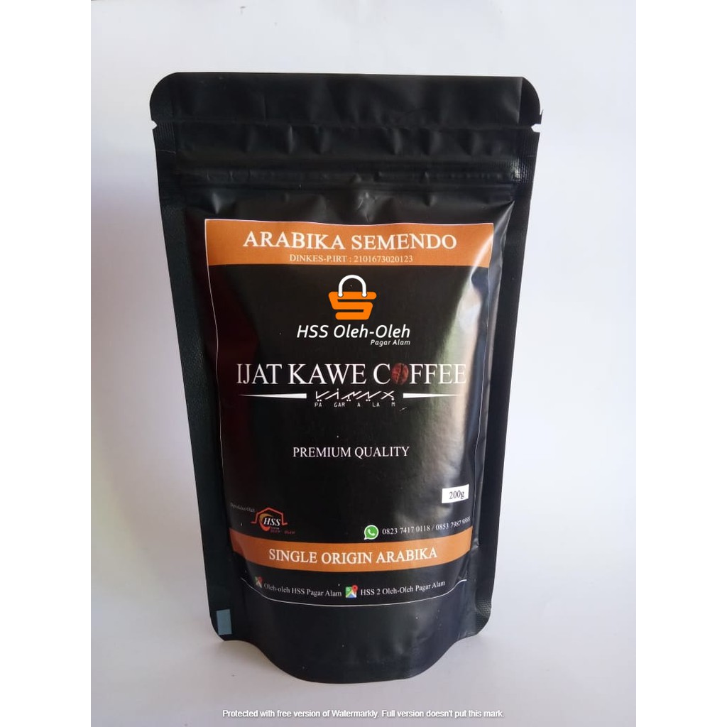 

Kopi Arabika 200g Pagar Alam
