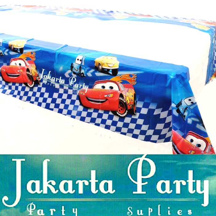 Table Cover Motif Cars / Taplak Meja Karakter Cars