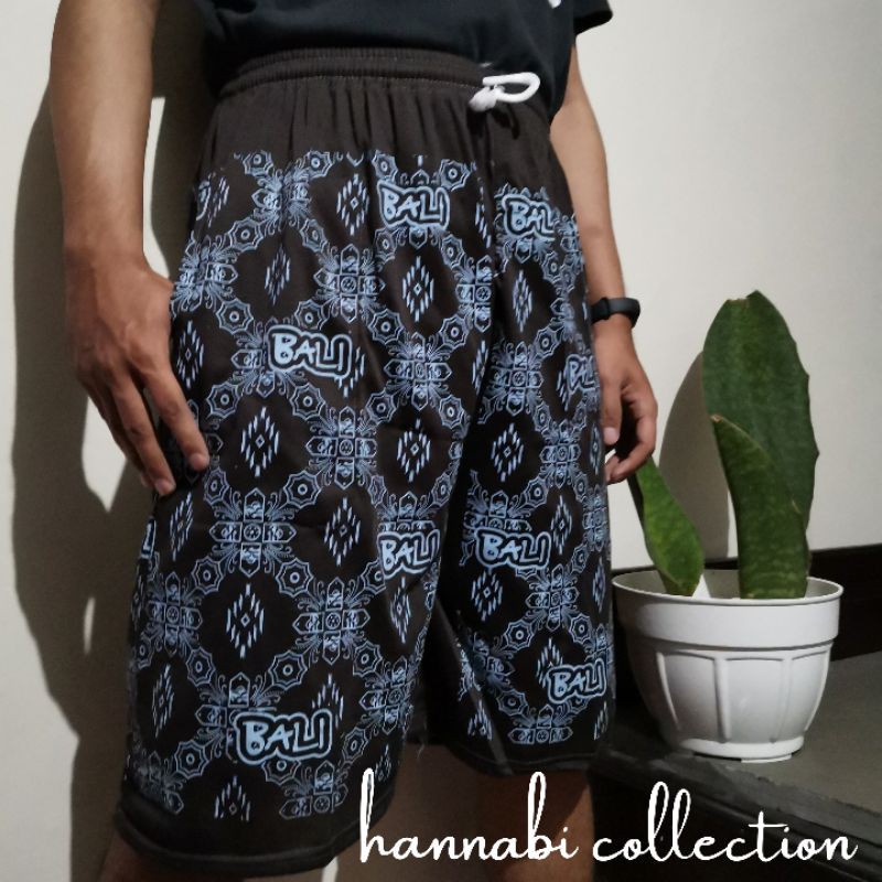 Celana Pendek Kolor Pria Motif Bali Celana Tidur