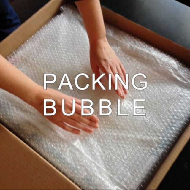 

Bubble wrap hitam dan Tebal+kardus (Extra bubble untuk packingan)
