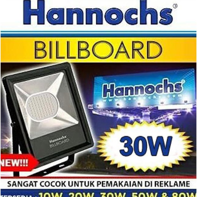 Lampu Sorot Flood Light Hannochs Billboard 20W - Kuning