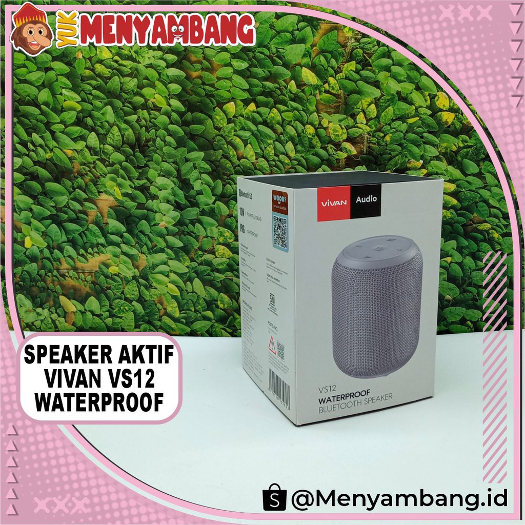 41753 | SA-Vivan VS12 | Speaker Bluetooth Vivan VS12 Surround Sound Waterproof IPX6