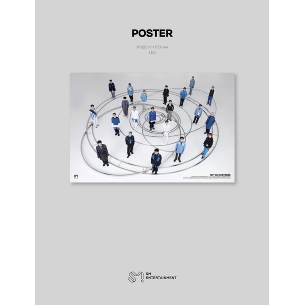 [READY] Rolled Poster, Postcard Hendery, Sticker Jeno NCT 2021 Universe Photobook Ver.
